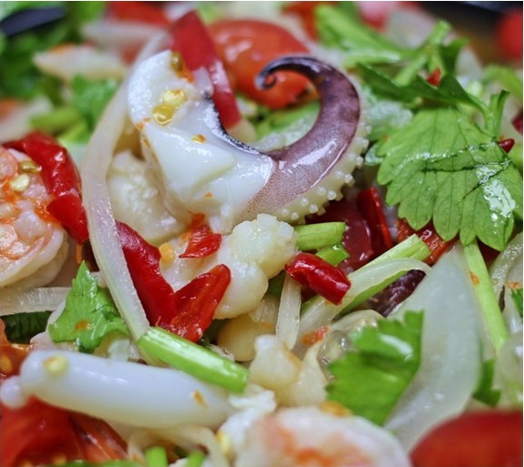 Spicy Seafood Salad