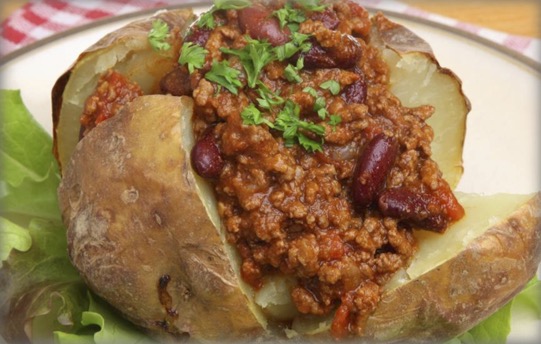 Chilli Baked Potato