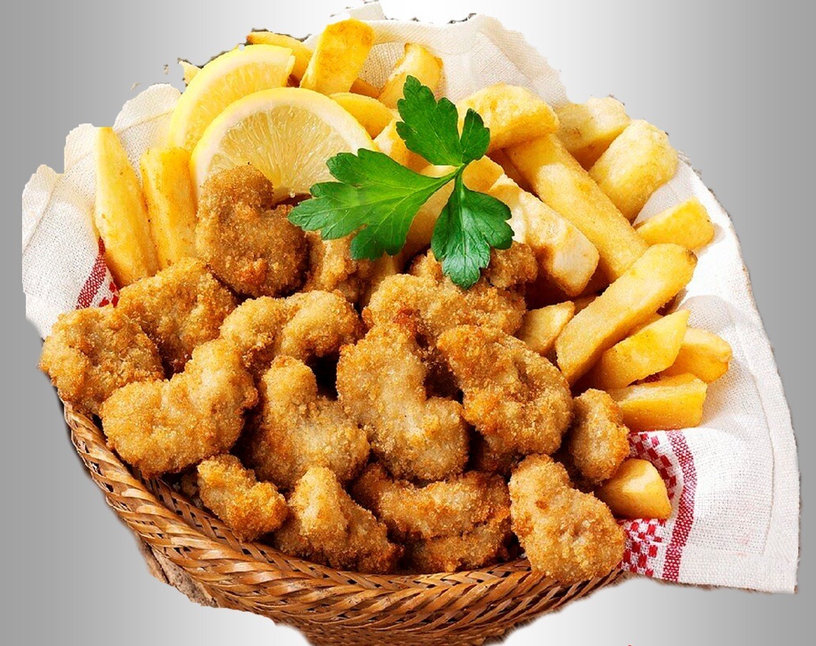 Scampi and Chips